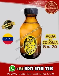 agua de colonia Nro 70 original