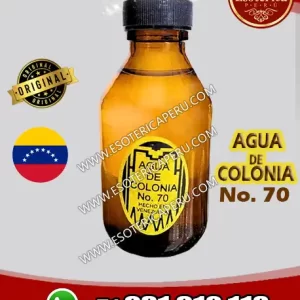 agua de colonia Nro 70 original