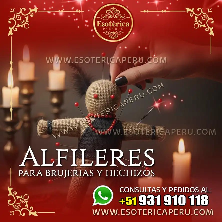 alfileres para brujerias y hechizos